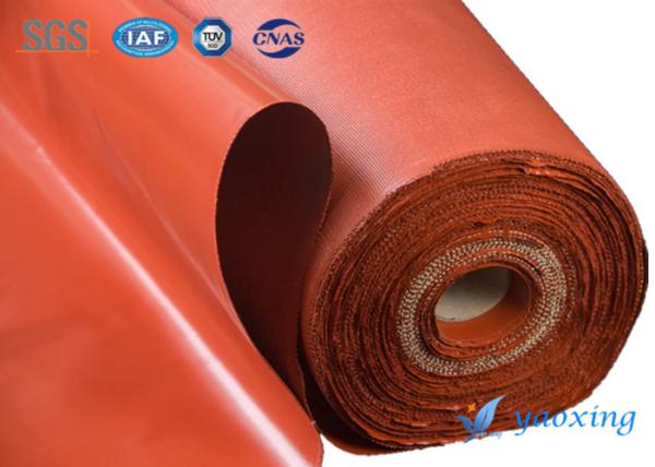 Tela macia de grande resistência da fibra de vidro do silicone para portas de fogo