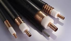 Coupling Leaky Feeder Cable For Metro Stations , 1-5 / 8 Inches Helix Copper Tube Radiating Cable