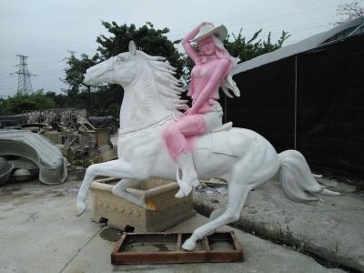 Cartoon Famous Bronze Horse Pure Handwork Sculpture Garden Animal Statues