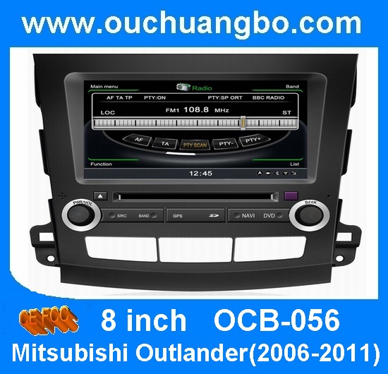 Ouchuangbo HD S100 auto DVD audio video player for Mitsubishi Outlander(2006-2011) with 1G CPU 1080P 3GWifi