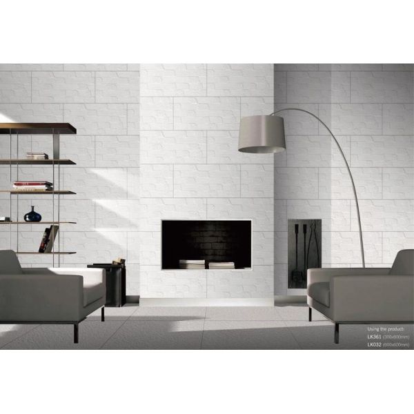 Gray Full Body Porcelain Tiles 30x60cm Indoor Floor AAA Grade