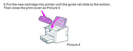 Патрон тонера TK120 копировальной машины Kyocera FS1100, черный патрон тонера лазерного принтера
