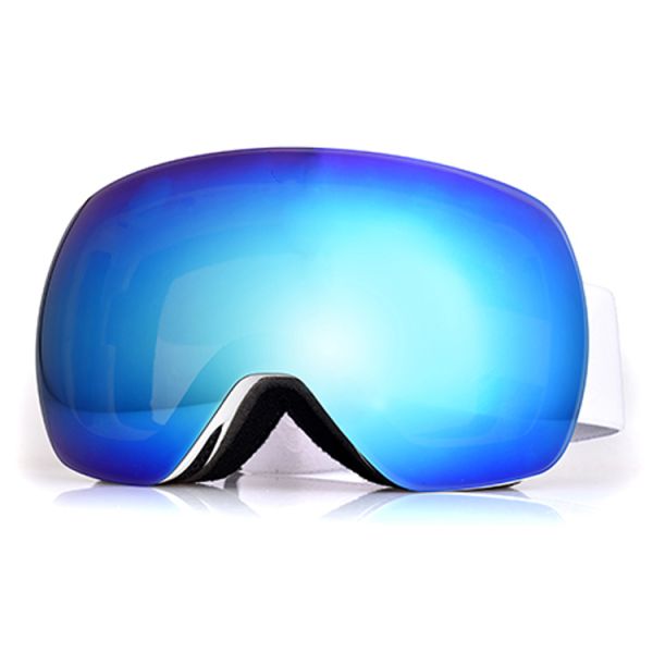Anti-fog UV400 Magnetic Ski Goggles with Customizable Spherical Polycarbonate Lenses