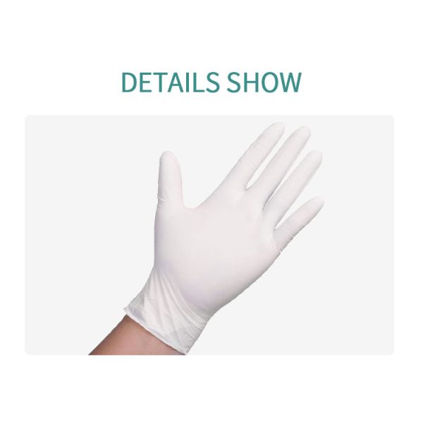 No Odor Disposable Medical Latex Gloves , Latex Non Powdered Disposable Gloves