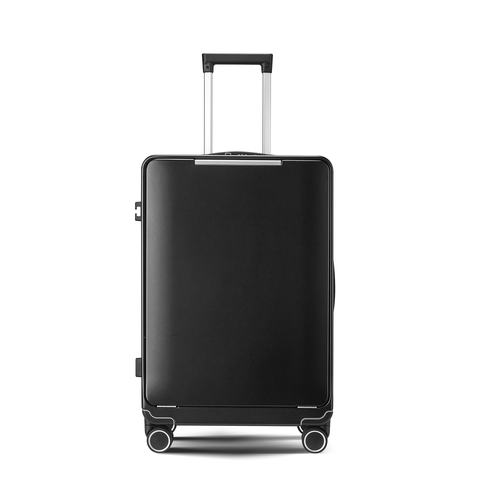 Computer Polycarbonate Abs Luggage Waterproof Front Opening Carry On Luggage