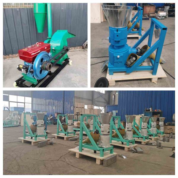 лепешка рыб мельницы лепешки 100-800kg/H PTO делая биомассу топлива соломы опилк машины