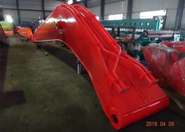 Braço longo do alcance da máquina escavadora de Doosan DX 480 14,34 medidores resistente para o porto de dragagem
