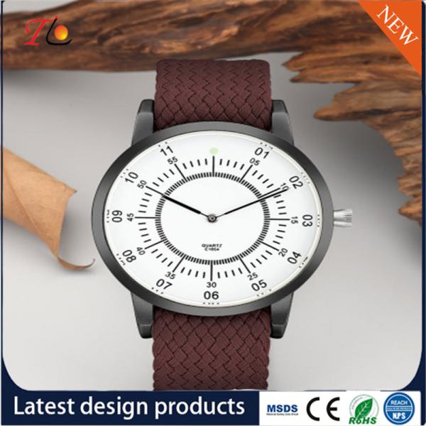 quartz Wrist Watch weave strap Watch delicate  Fashion Watch  AlloyCase custom LOGO Multicolor strap Monochrome