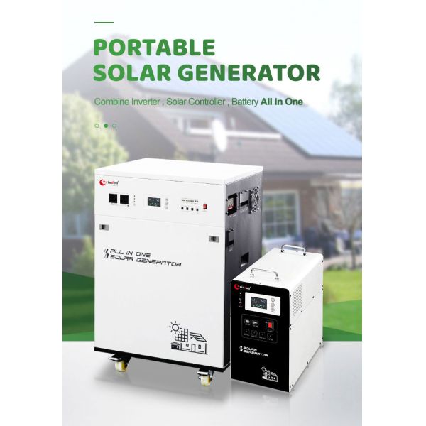 ESS  Portable Mini Solar Power Inverter with Battery for Home 300W-1000W