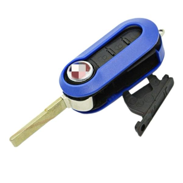 Car Key Shell for F-iat 3 Button Flip Remote Key Shell Customizable Color Options