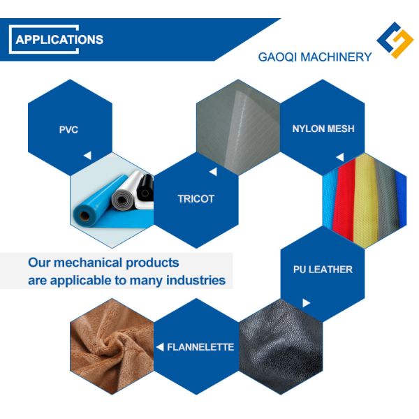 Fabricación de tejidos / cuero con nuestra avanzada máquina de cortar y atar