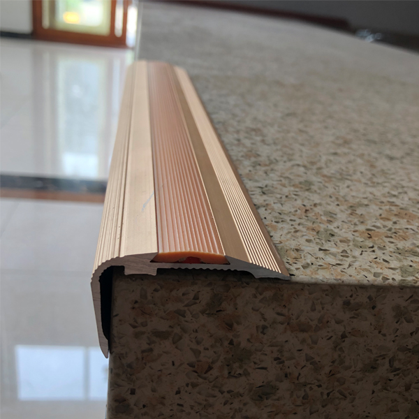 Stair Nosing Aluminum Tile Trim  Non Slip Brass For Stair Edge Protection