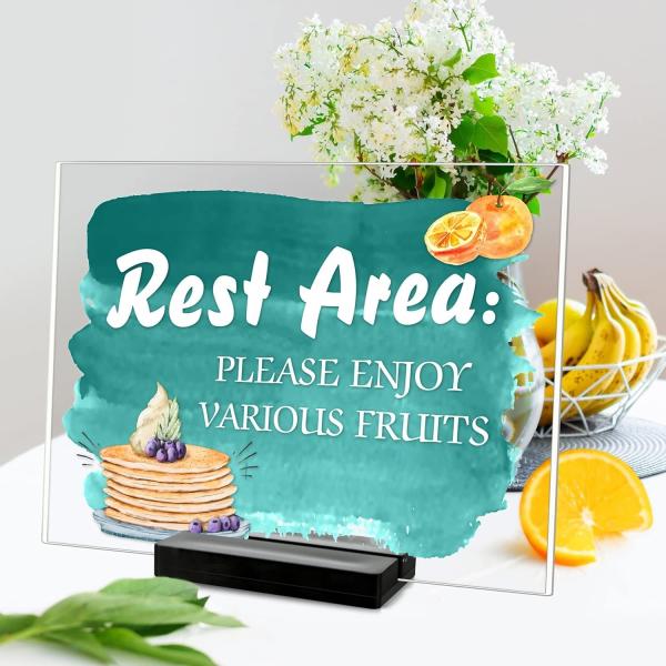 Black Acrylic Display Stands Card Sign Holder Placing Position Mark Of The Card Clamp Slot
