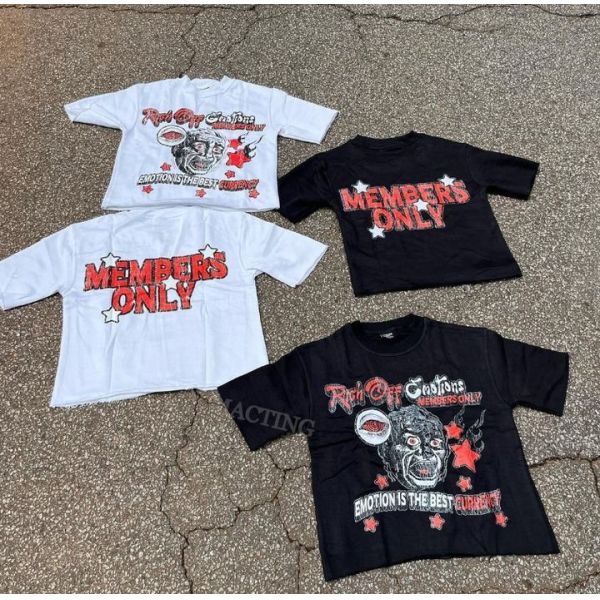 Hip Hop Dtg Print Cropped Graphic T Shirt Tee Crew Neck Acid Wash Sun Faded Distressed T-shirt