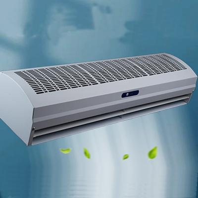 Sistema de separación de cortinas de aire centrífugas de pared comercial