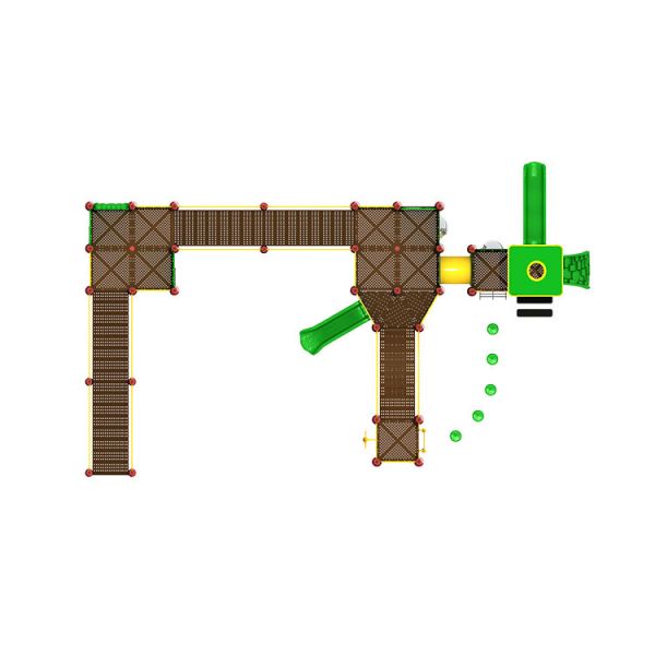 Customized Plastic Slide Outdoor Recreation Playground Equipment Preschool