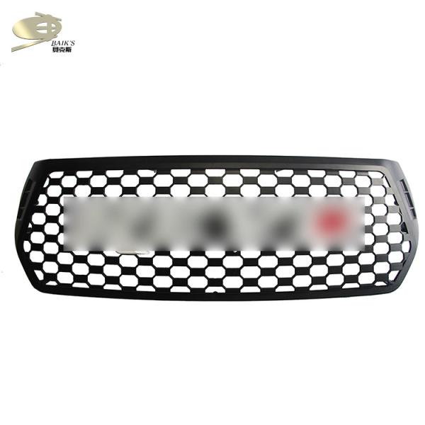Front Grille 2015-2018 Abs Smoke For Toyota Hilux Revo Rocco 2020 With Led Logo
