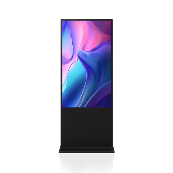 Touchscreen Floor Standing Digital Signage 65 Inch HD Infrared for Advertising Display