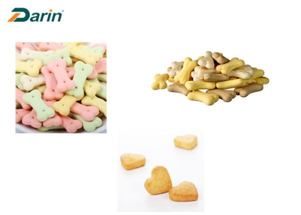 DR -280 Stainless Steel Colored Dog Biscuit Making Machine With Stable Performance