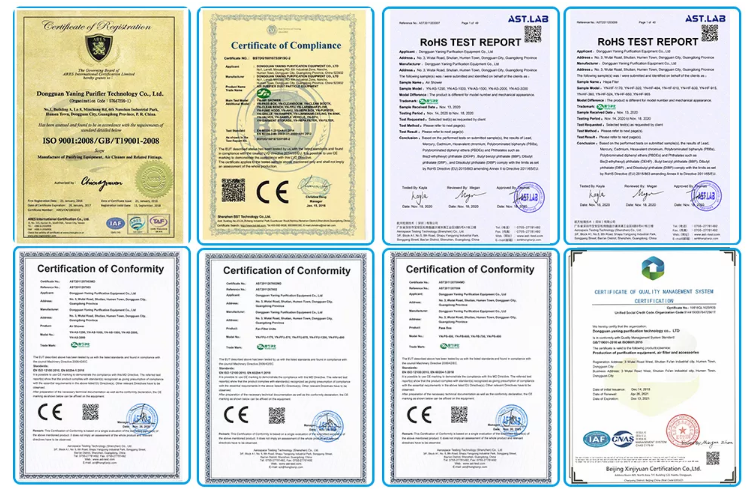 Негативное давление, подача свежего воздуха 99,995% эффективность