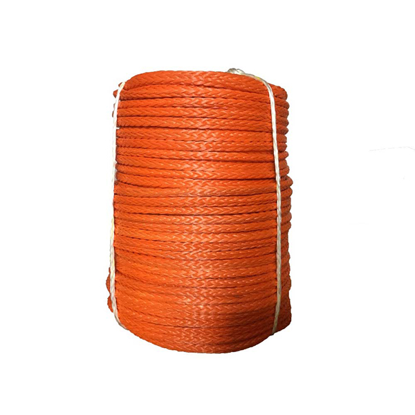 10mm X 100m Uhmwpe Fiber Rope Twisted Structure Ant Aging For Industry Winch