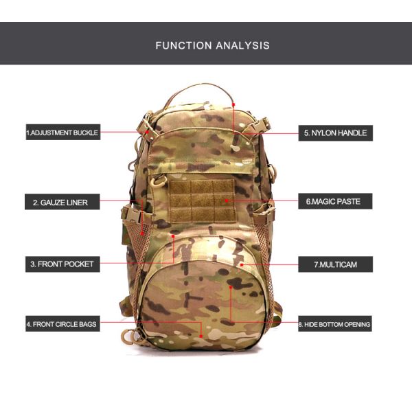 Multipurpose Tactical BackPack Large Camping Hiking Shoulder Pack Thunder Bags