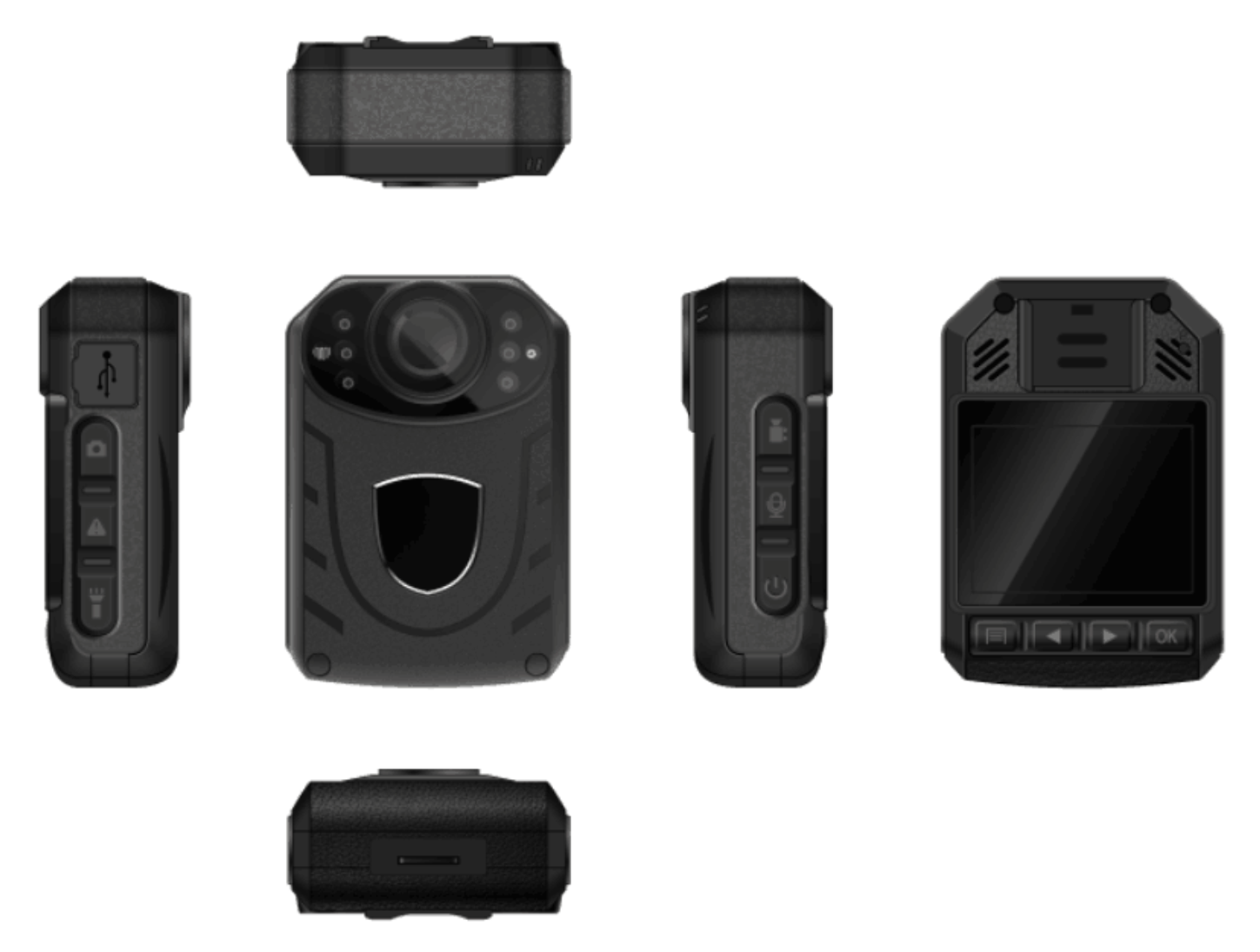 MSTAR MSC8328P Abs 1080p Police Body Camera CMOS Night Vision
