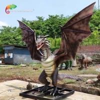 La vie Animatronic géante de imperméabilisation de dragons comme le dragon 110/220V