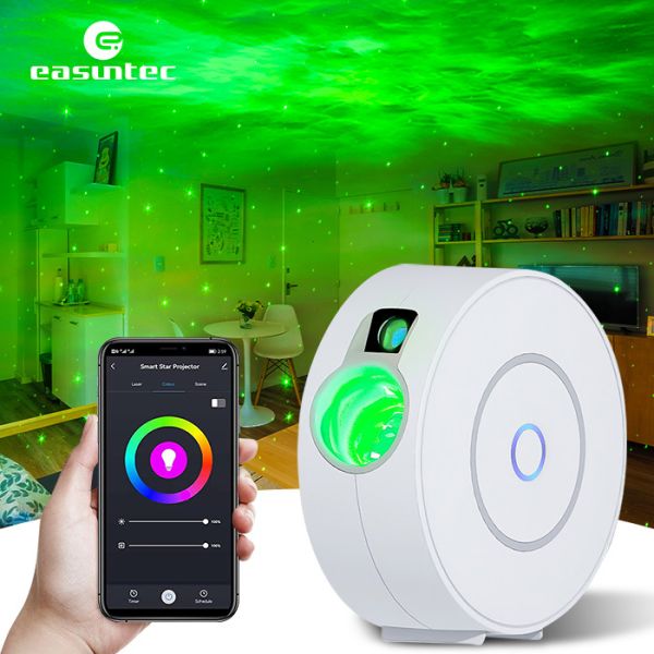 Durable 5W Smart Night Light Projector , RGB Smart WiFi Galaxy Star Light