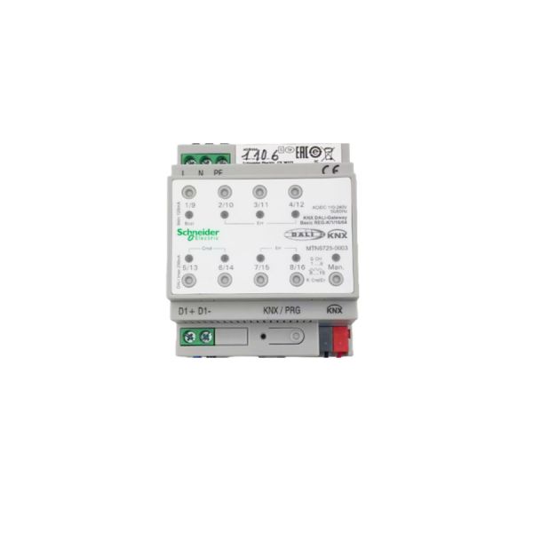 Schneide KNX DALI Gateway 240V 60Hz MTN6725-0003 DIN Rail Mount For Intelligent Lighting