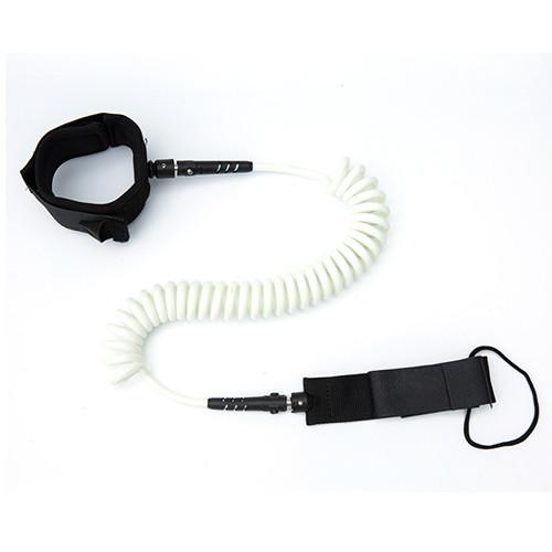 Plastic Strong Paddle Board Ankle Leash 9'' Length White Colour For Protection