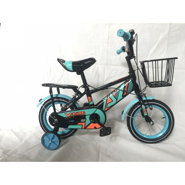 Steel Frame 3 To 8 Years Old Kids Bicycle With Training Wheels Personalized