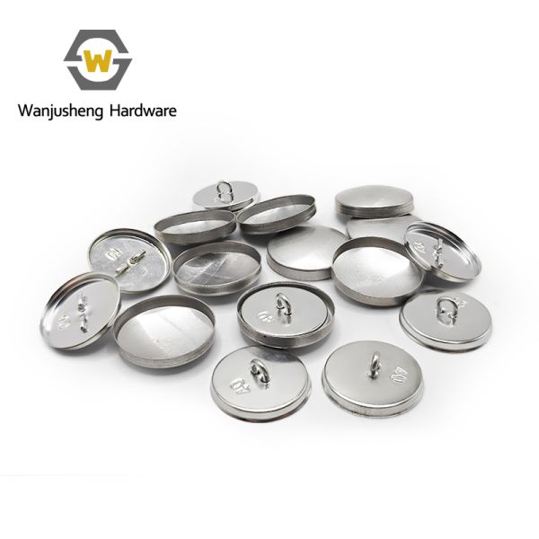 Sofa Buttons Fabric-Covered Buttons Upholstered Button Blanks Metal Buttons Coat Buttons Round Fabric-Covered Buttons
