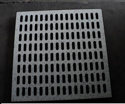 Fireproof, waterproof and dustproof Anti-rust Perforated Raised Floor 600 * 600 * 35 mm