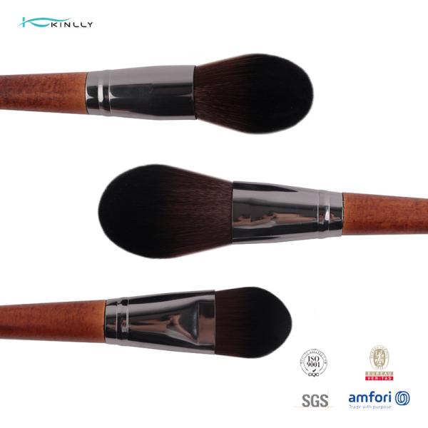 Punho de madeira de alumínio de Ferrulee da escova sintética da composição do cabelo ISO9001