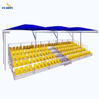 Siège de stade pliable d'extérieur avec auvent résistant aux intempéries