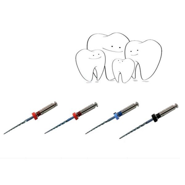 4% And 6% Niti Kid Files 17/19mm For Children Root Canal Endodontic Treatment