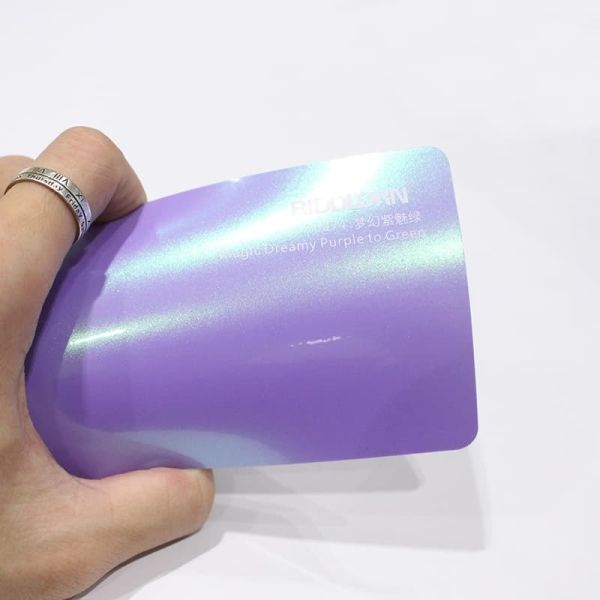 Purple Diamond Color TPU Car Paint Protection Film Shiny Colors Car TPU Vinyl Film