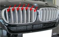 BMW F15 New X5 2014 2015 Exterior Auto Body Trim Parts Stainless Steel Front Grille Molding