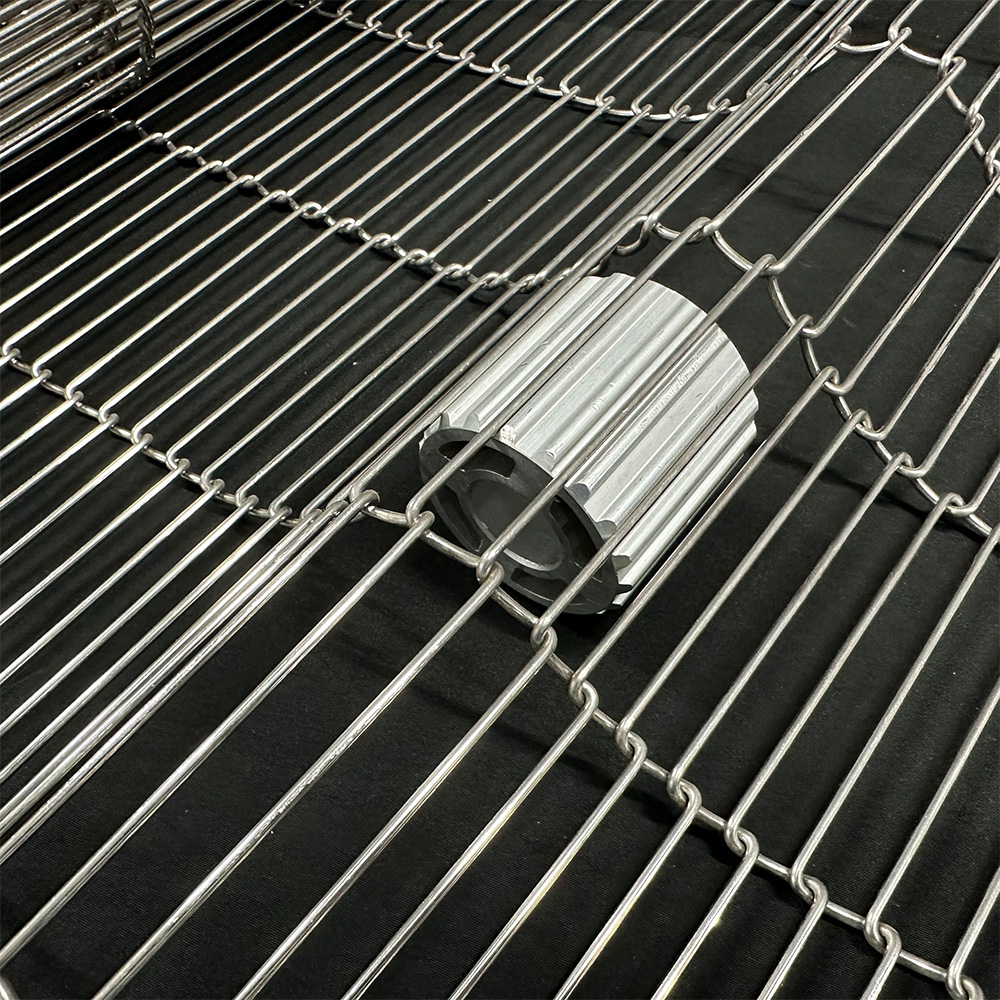 1.0mm-3.0mm Wire Diameter Heat Resistant Customizable Stainless Steel Conveyor Belt for Industry