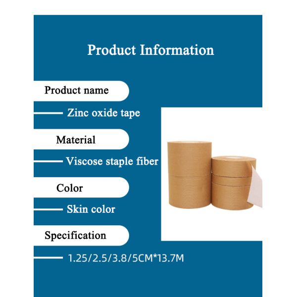 Cubra con cinc el óxido que el color de piel de la cinta adhesiva enyesa el 1.25cm*13.7m médico perforado de seda
