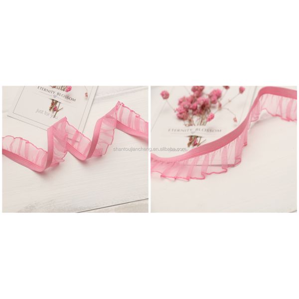 24mm Nylon Lace Elastic Band Underwear Lady Lace Elastic Trim