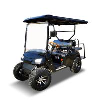 Carrinho de golfe de 4 lugares Bateria de íons de lítio Carrinho de golfe de longo alcance para terrenos acidentados