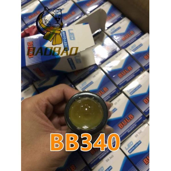 H4 BA20D White Yellow Blue Metal Bulb Mini Driving LED Light For Motorcycle