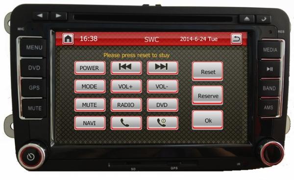 Ouchaungbo Car DVD Video Player GPS Navigation for Volkswagen Tiguan 2007-2012 USB iPod AUX OCB-9802
