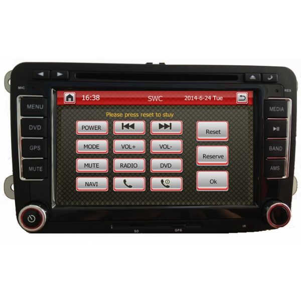 Ouchaungbo Car DVD Video Player GPS Navigation for Volkswagen Tiguan 2007-2012 USB iPod AUX OCB-9802