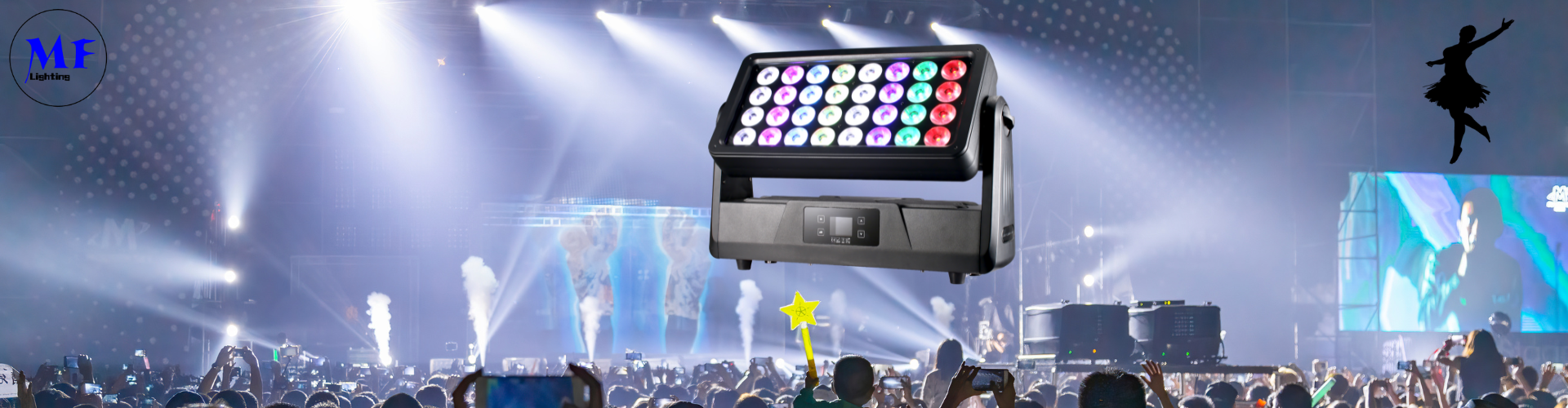 960W DMX512 светодиодный этапный свет IP65 водонепроницаемый 15°/45°/60°