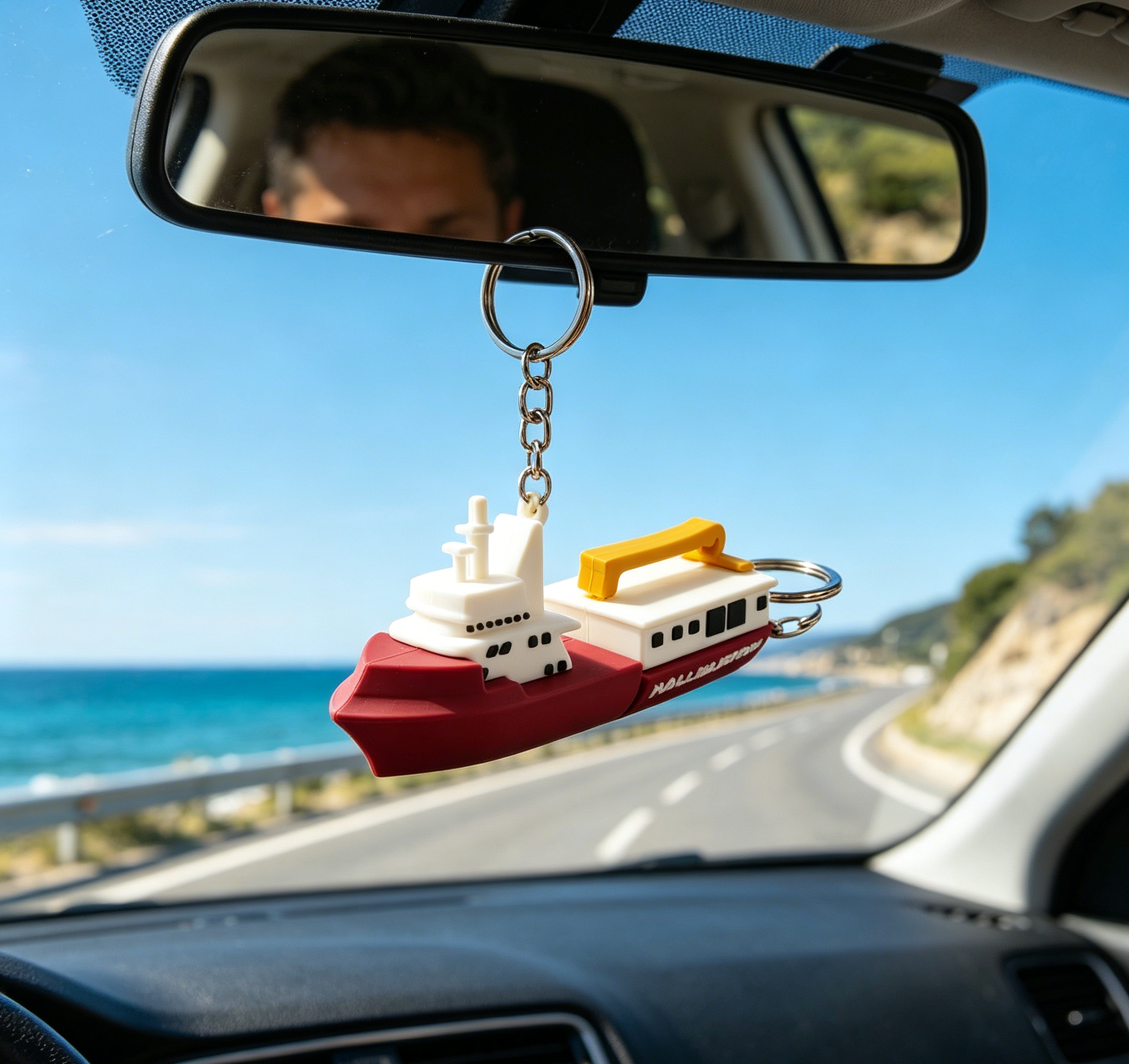 3D Boat Shapes PVC Customized USB Flash Drives 128GB H2 Testing