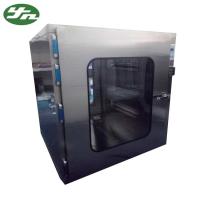 A passagem estática da sala de limpeza através das câmaras toma as impressões digitais destrava com sistema de esterilização UV