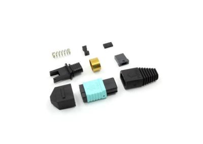 50 / 125um Mtp Mpo Fiber Connector , PC Ferrule End Face Lc Lc Fiber Connector